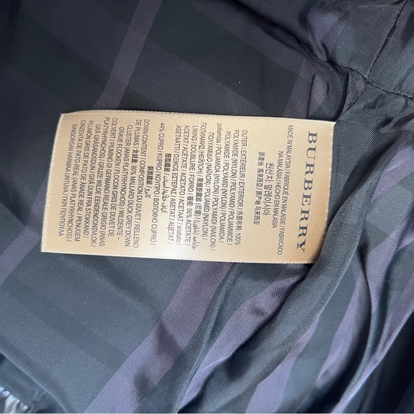 BURBERRY Vest Willowbank Down Hooded Vest Fox Fur - Picture 8 of 9